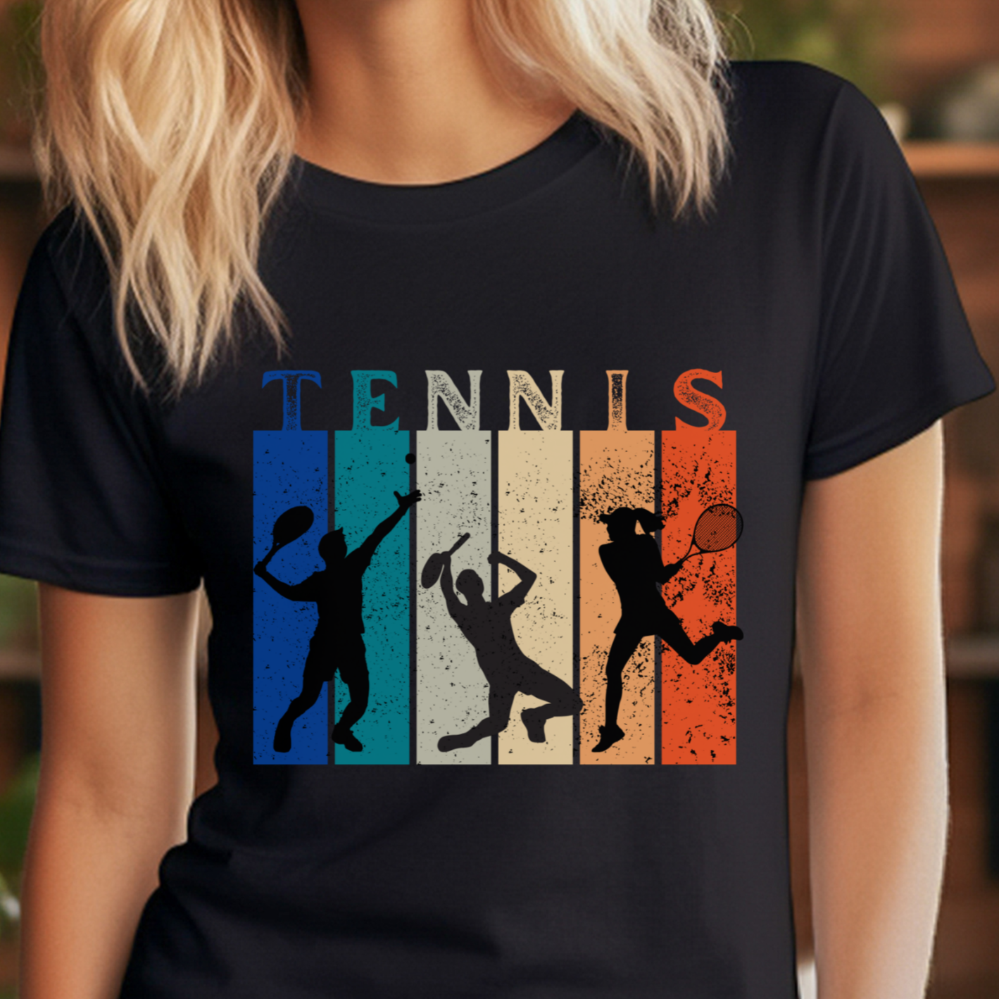 Tennis Retro Rainbow T-Shirt