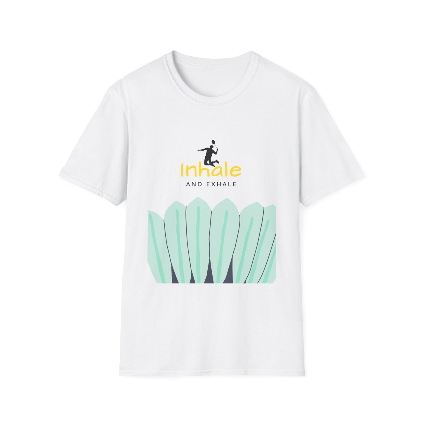 Inhale and Exhale Badminton T-Shirt