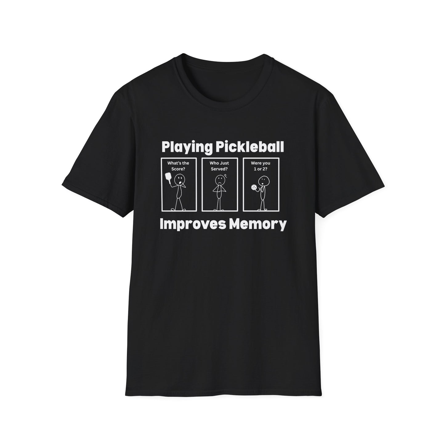 Playing Pickleball Improves Memory T-Shirt