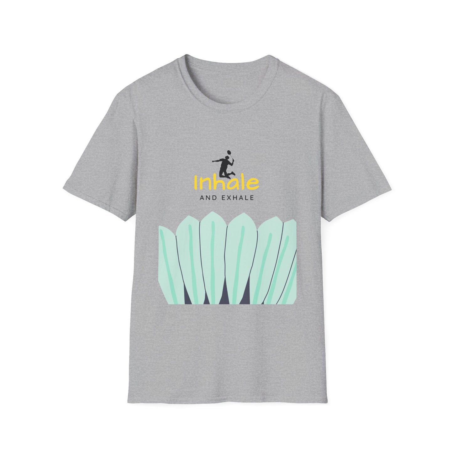 Inhale and Exhale Badminton T-Shirt