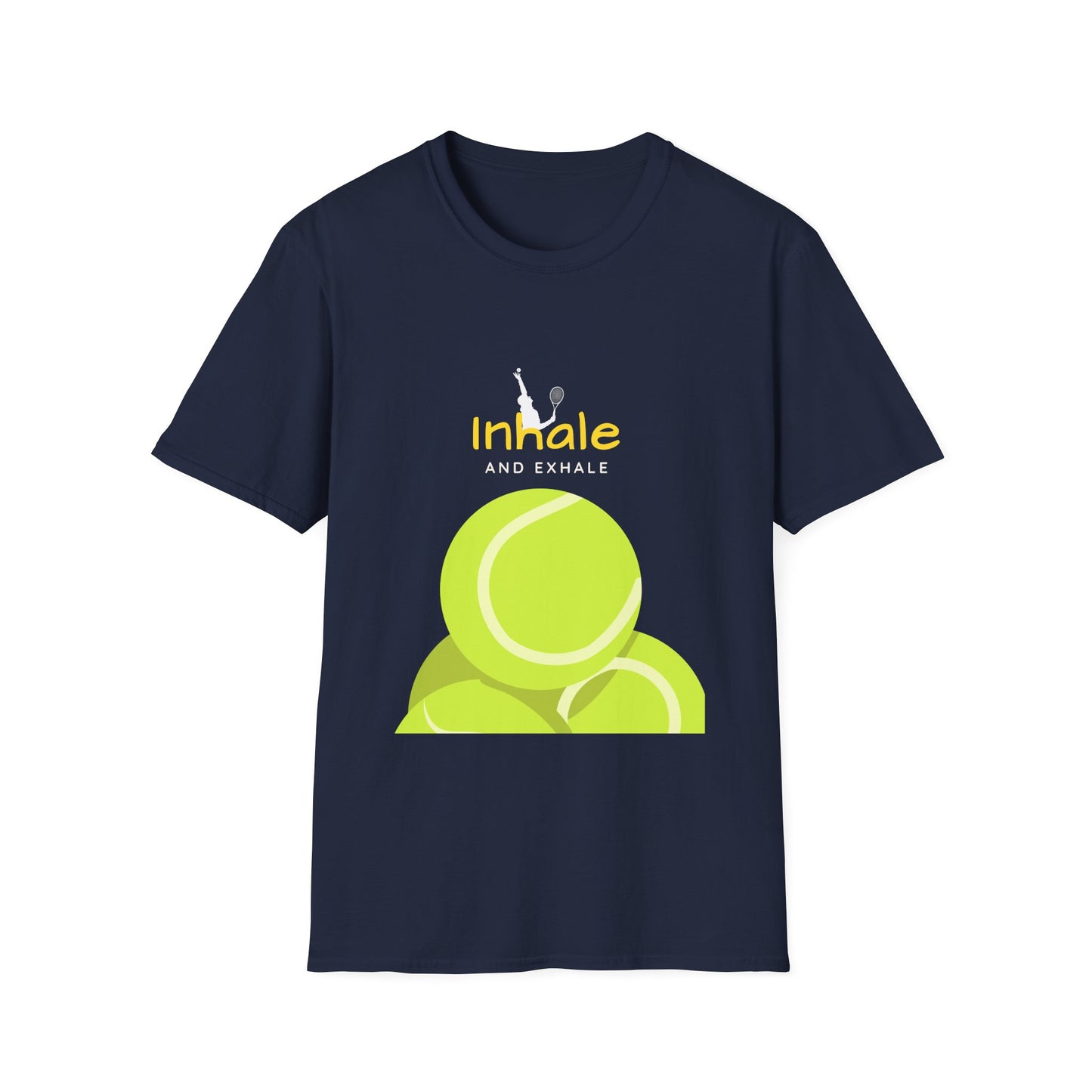 Inhale and Exhale Tennis T-Shirt