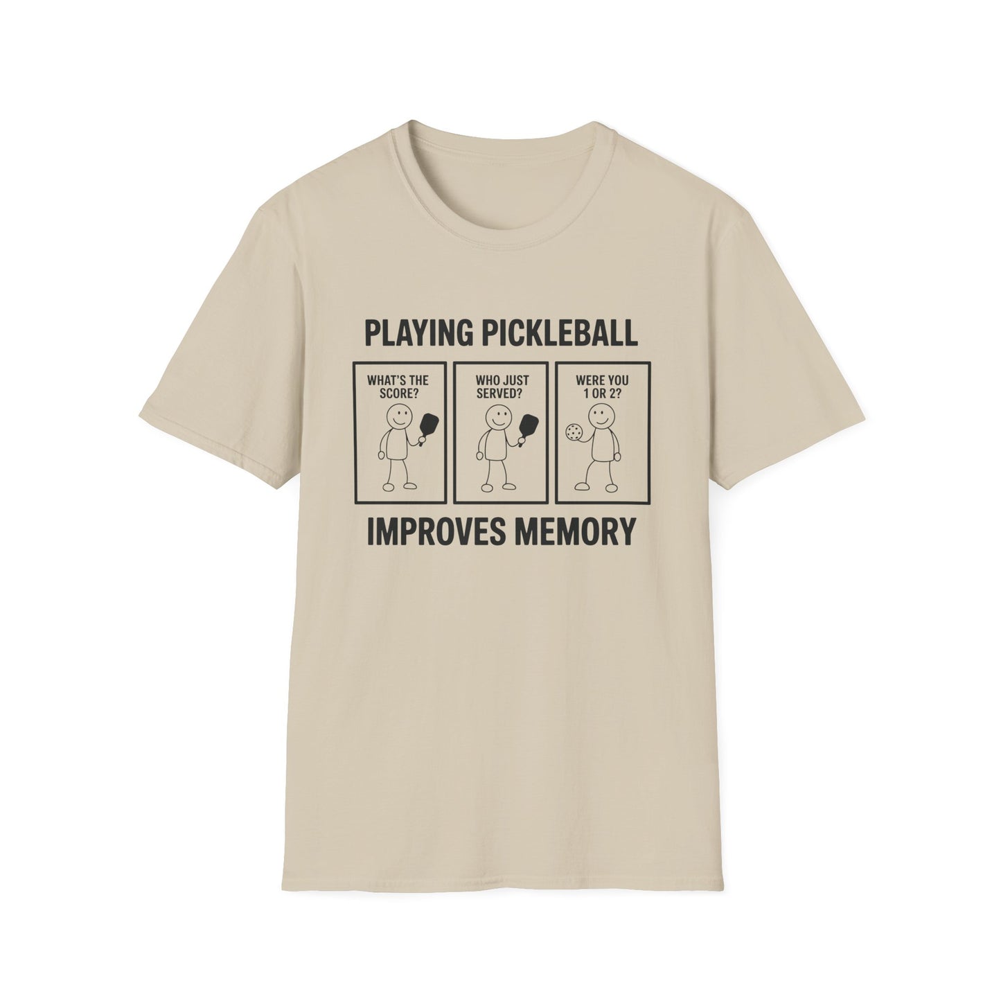 Playing Pickleball Improves Memory T-shirt