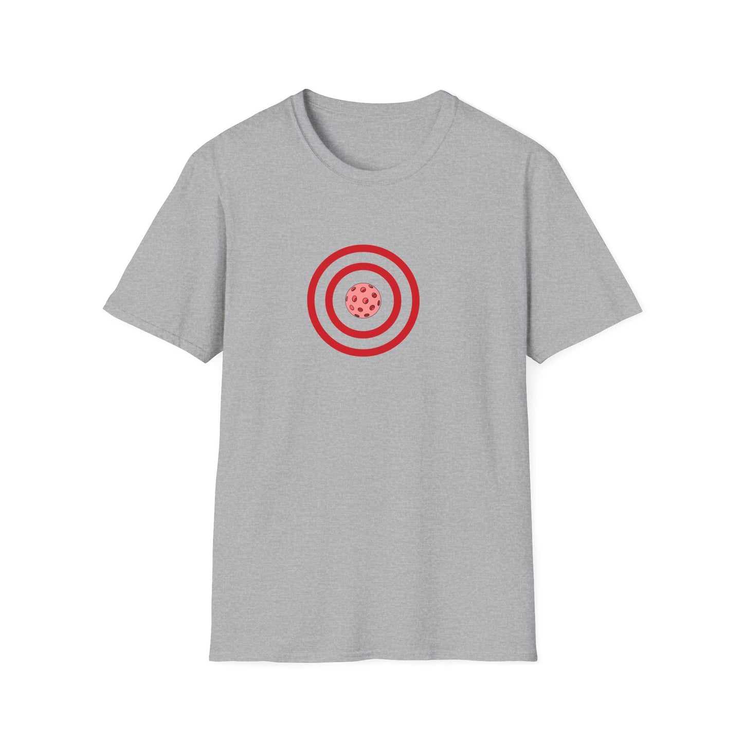 Pickleball Bullseye T-shirt (Give Your Opponents a Target to Hit!)
