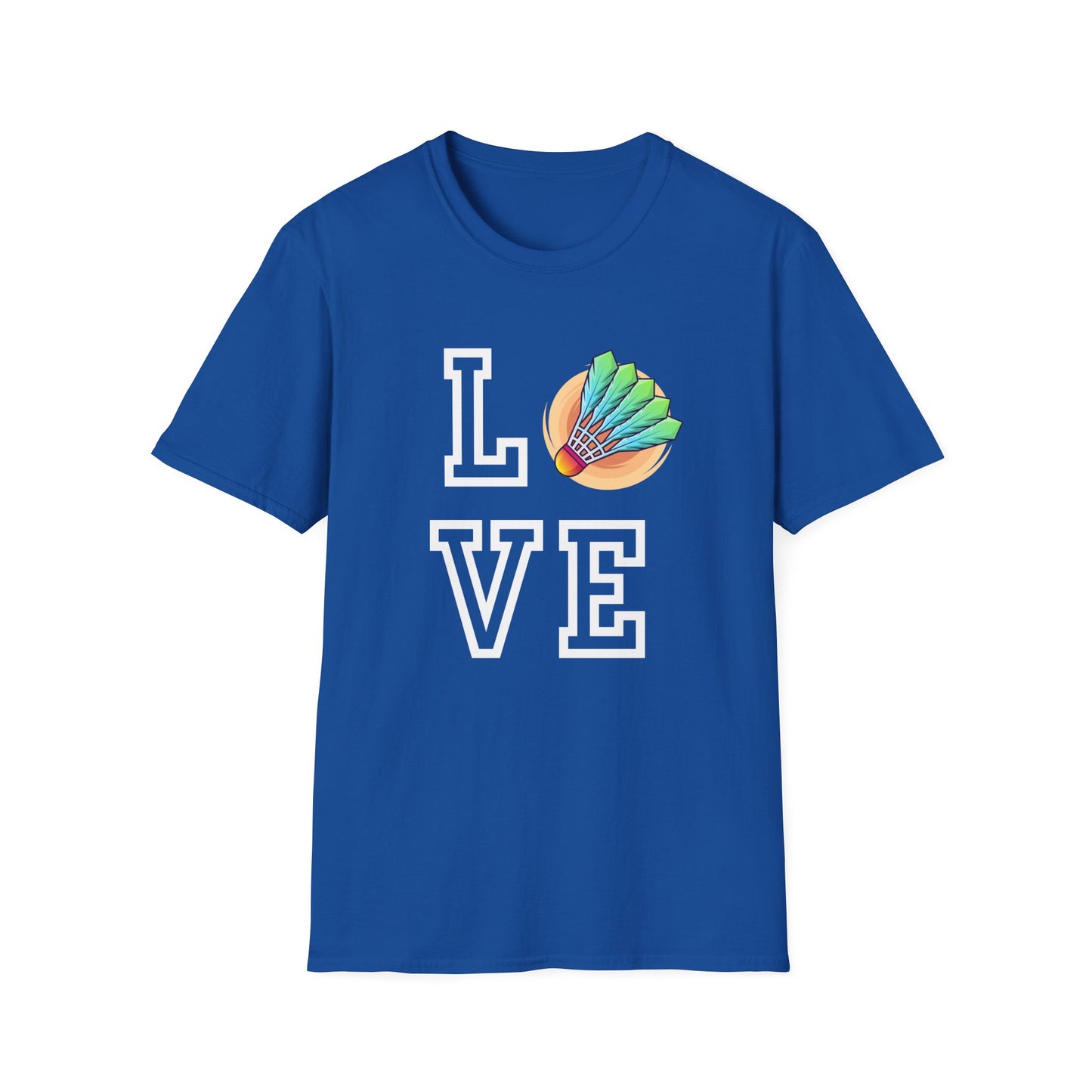 Badminton Love (with Shuttle) T-Shirt