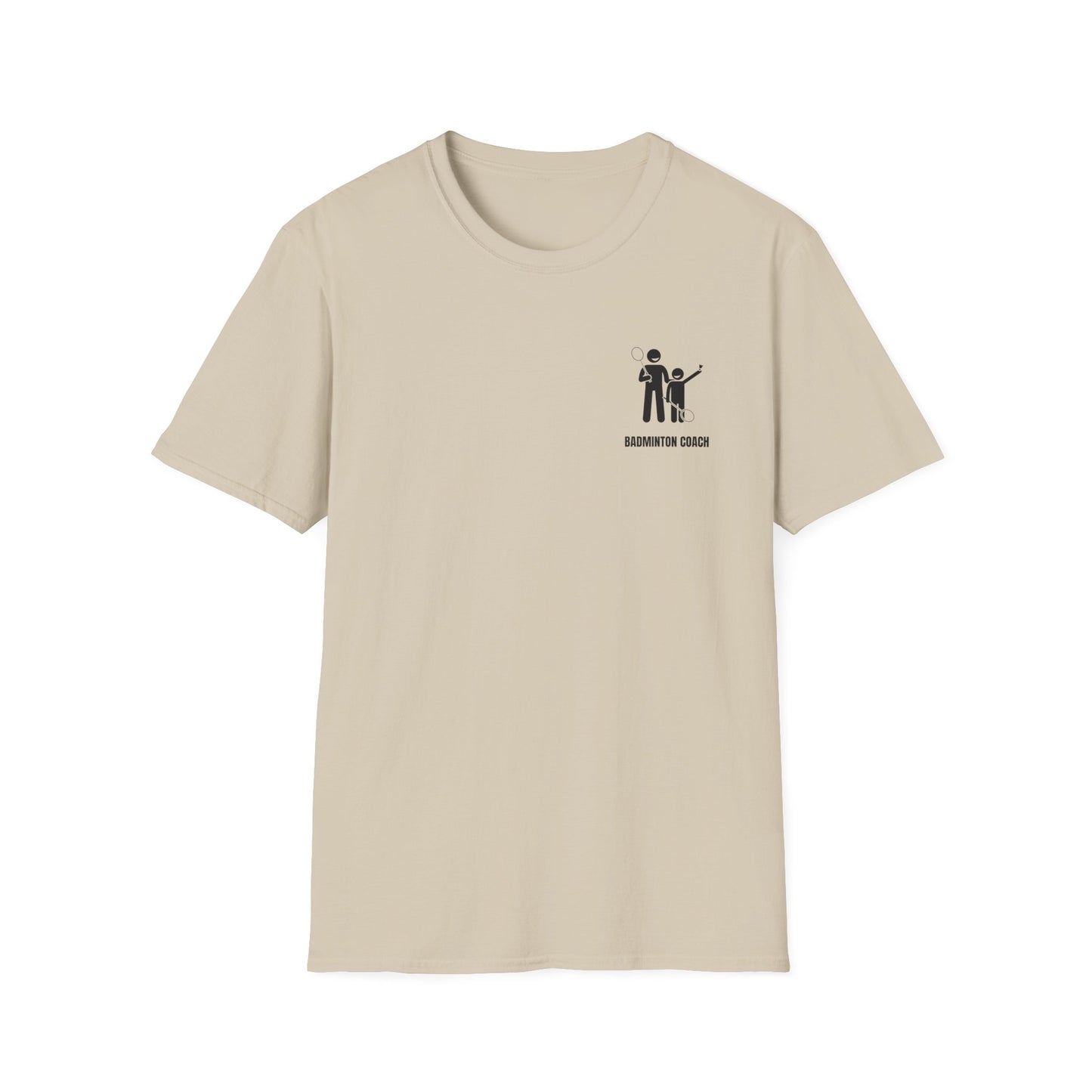 Badminton Coach (with student) T-shirt