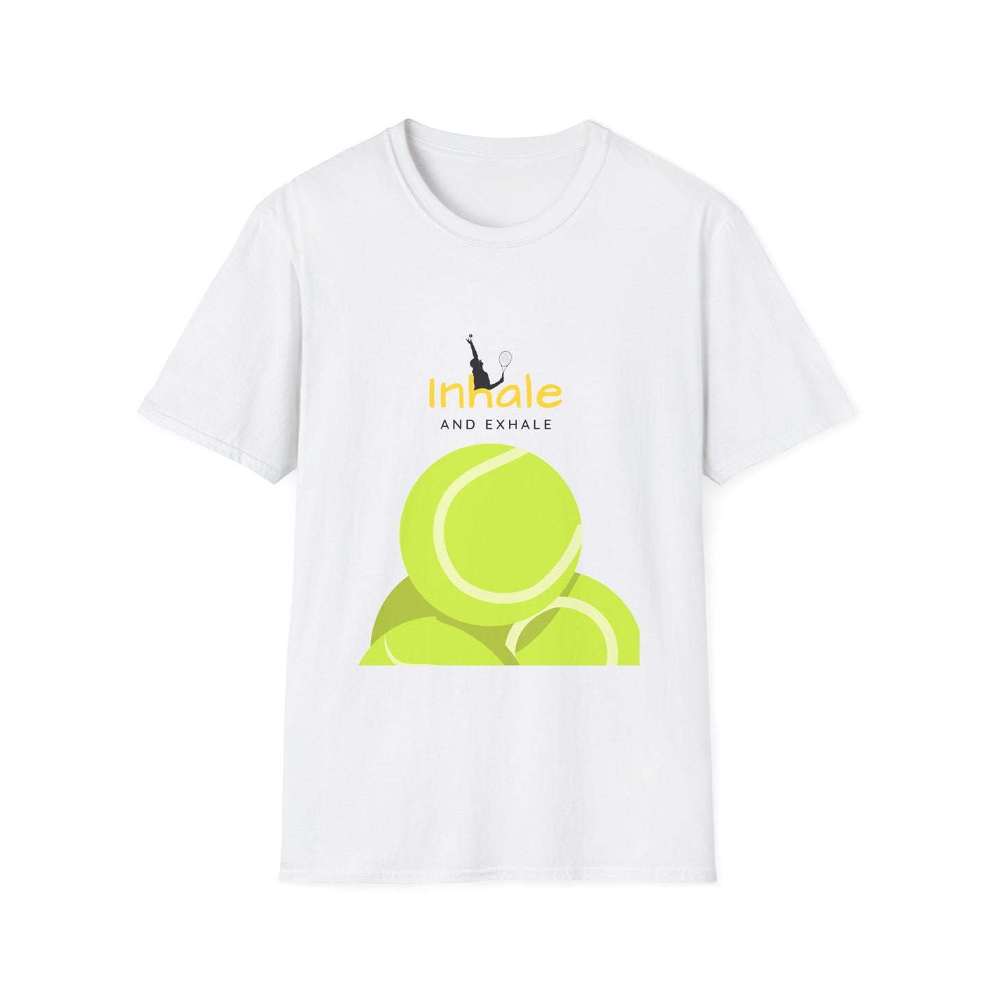 Inhale and Exhale Tennis T-Shirt