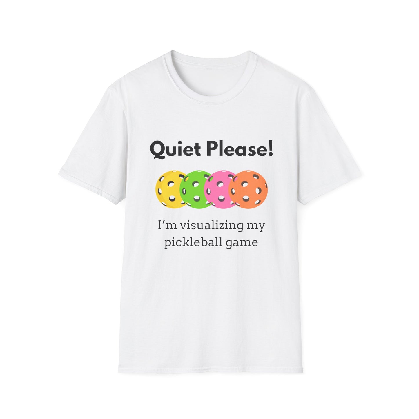 Quiet Please! I'm Visualizing my Pickleball Game T-Shirt