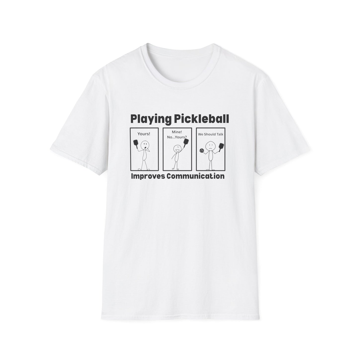 Playing Pickleball Improves Communication Hilarious T-Shirt
