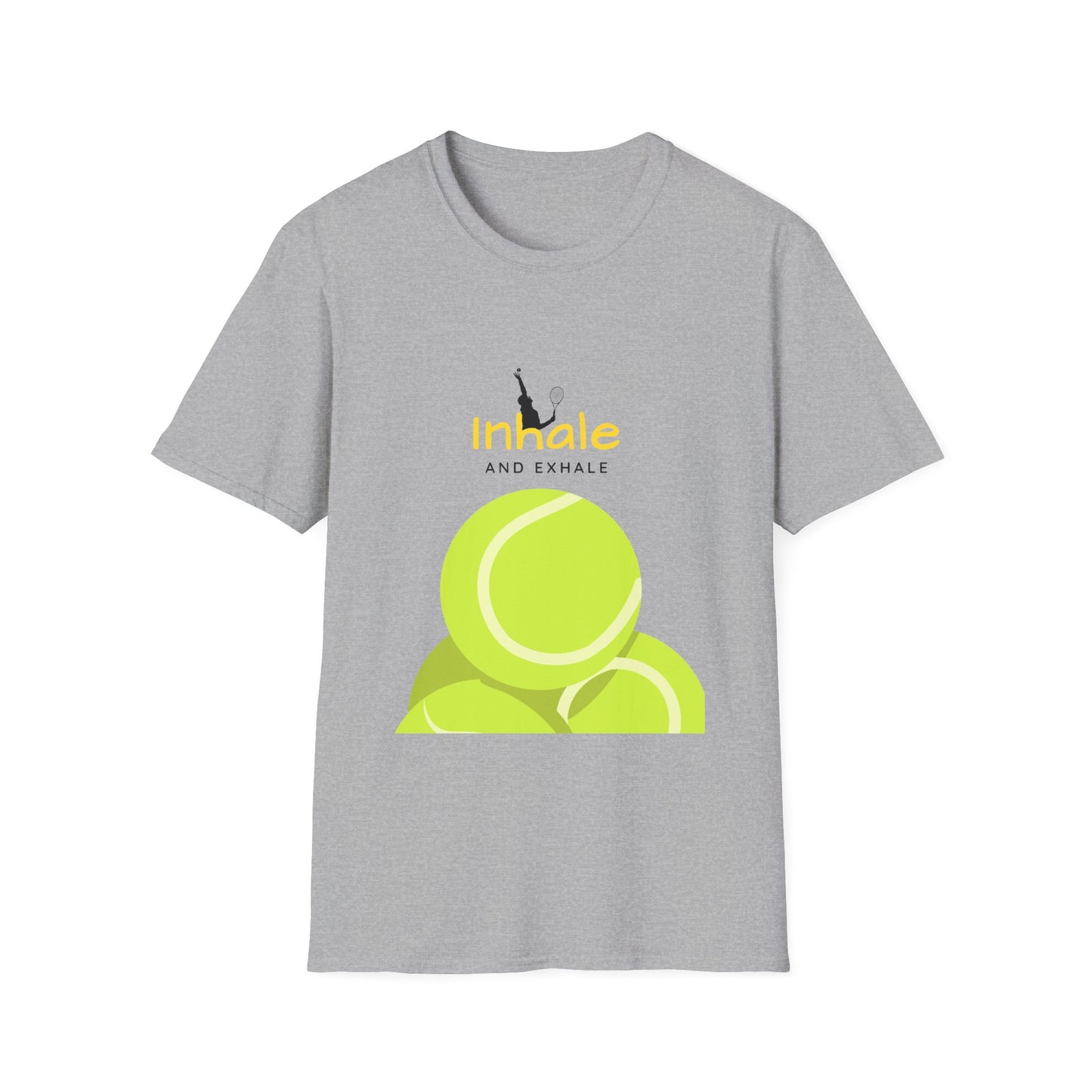 Inhale and Exhale Tennis T-Shirt