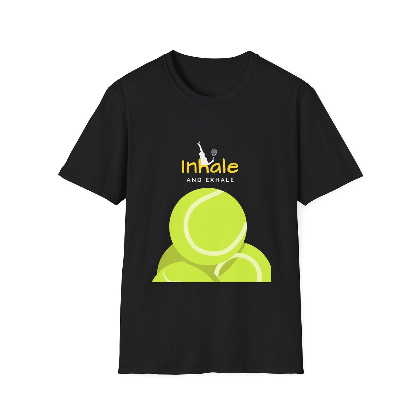 Inhale and Exhale Tennis T-Shirt