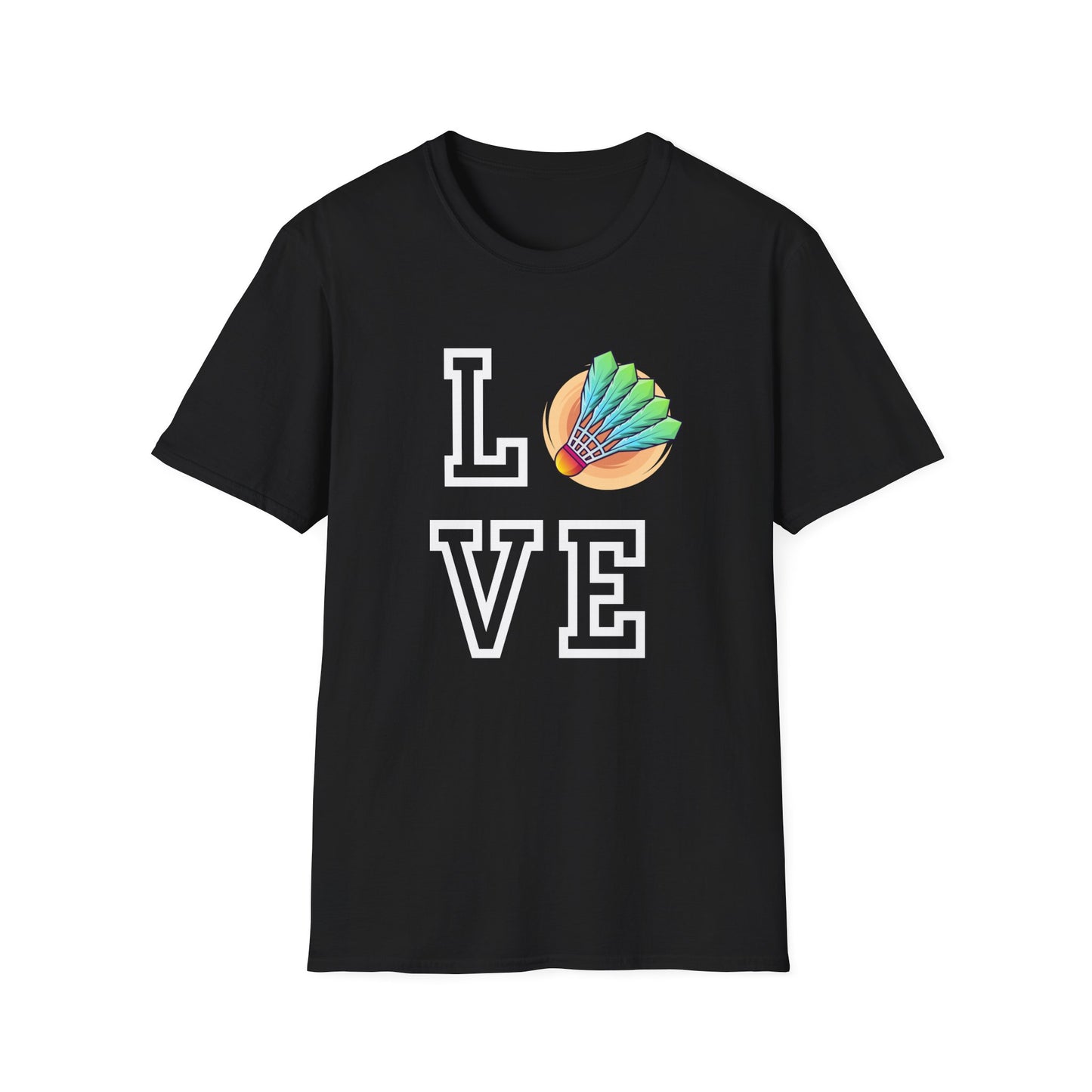 Badminton Love (with Shuttle) T-Shirt
