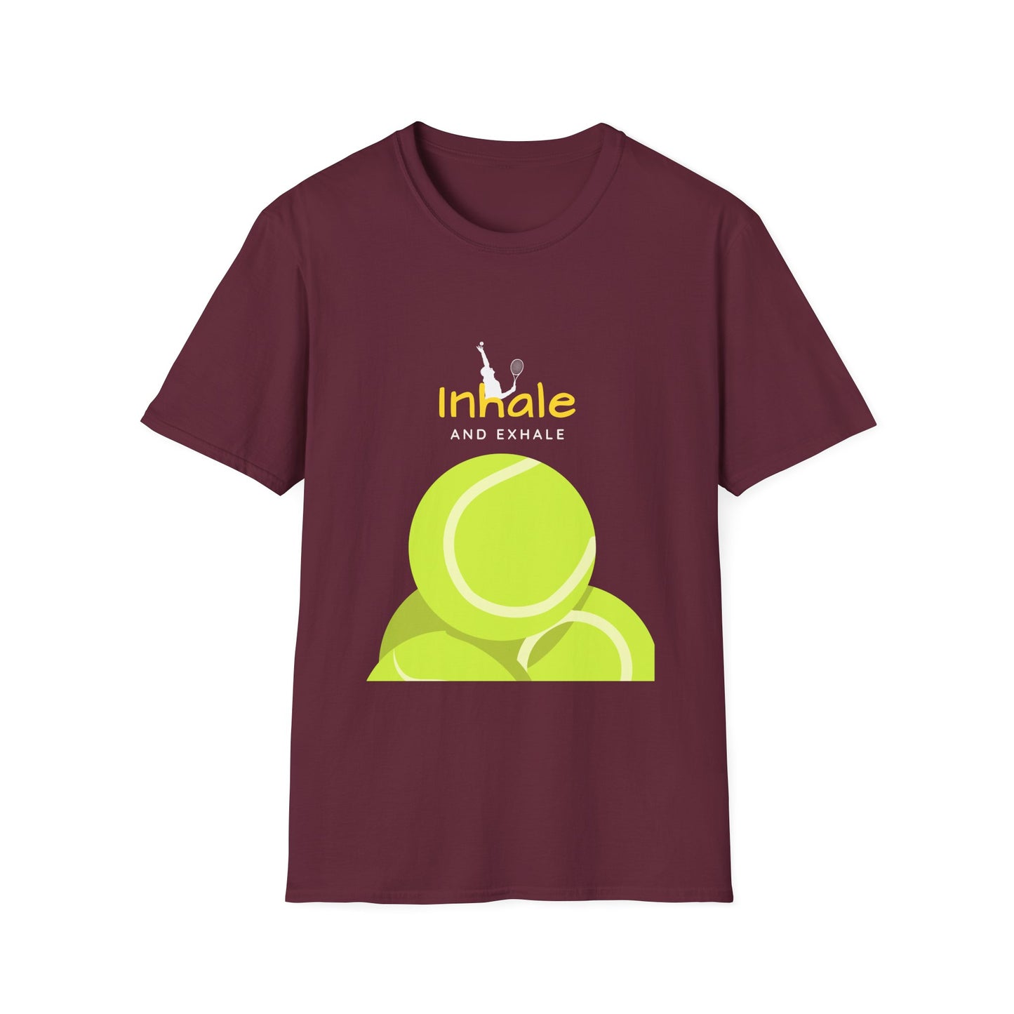 Inhale and Exhale Tennis T-Shirt