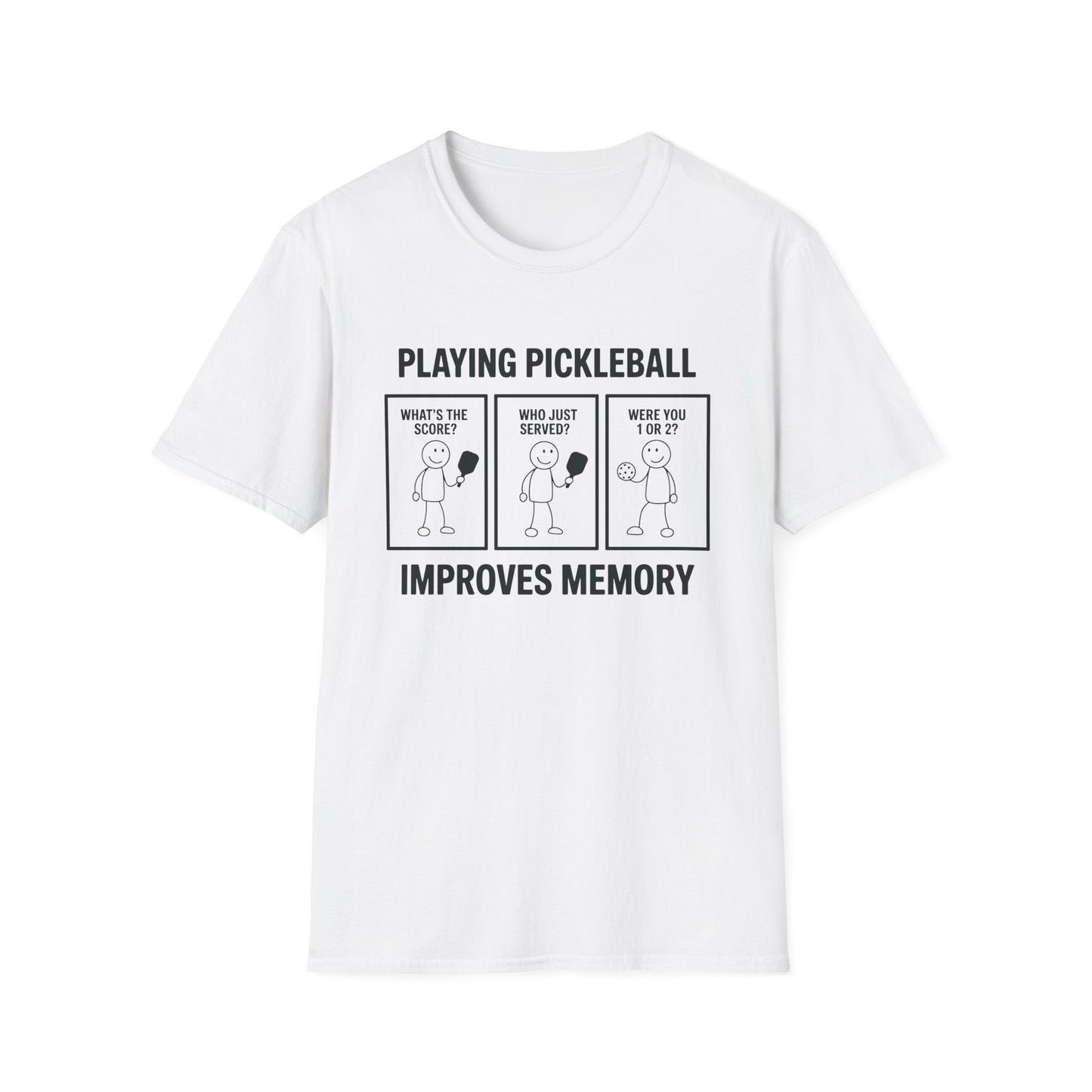 Playing Pickleball Improves Memory T-shirt