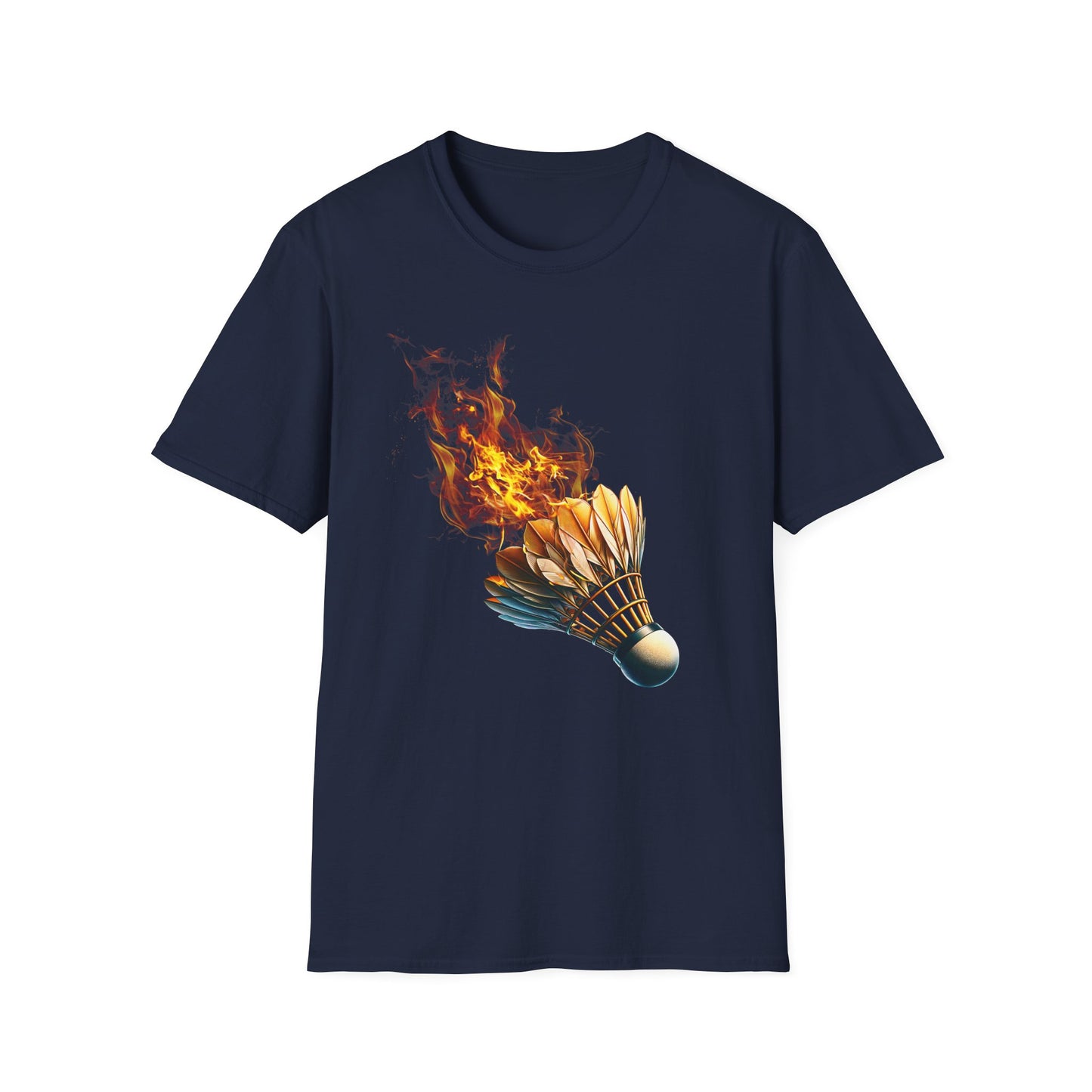 Badminton Fire Shuttle T-Shirt