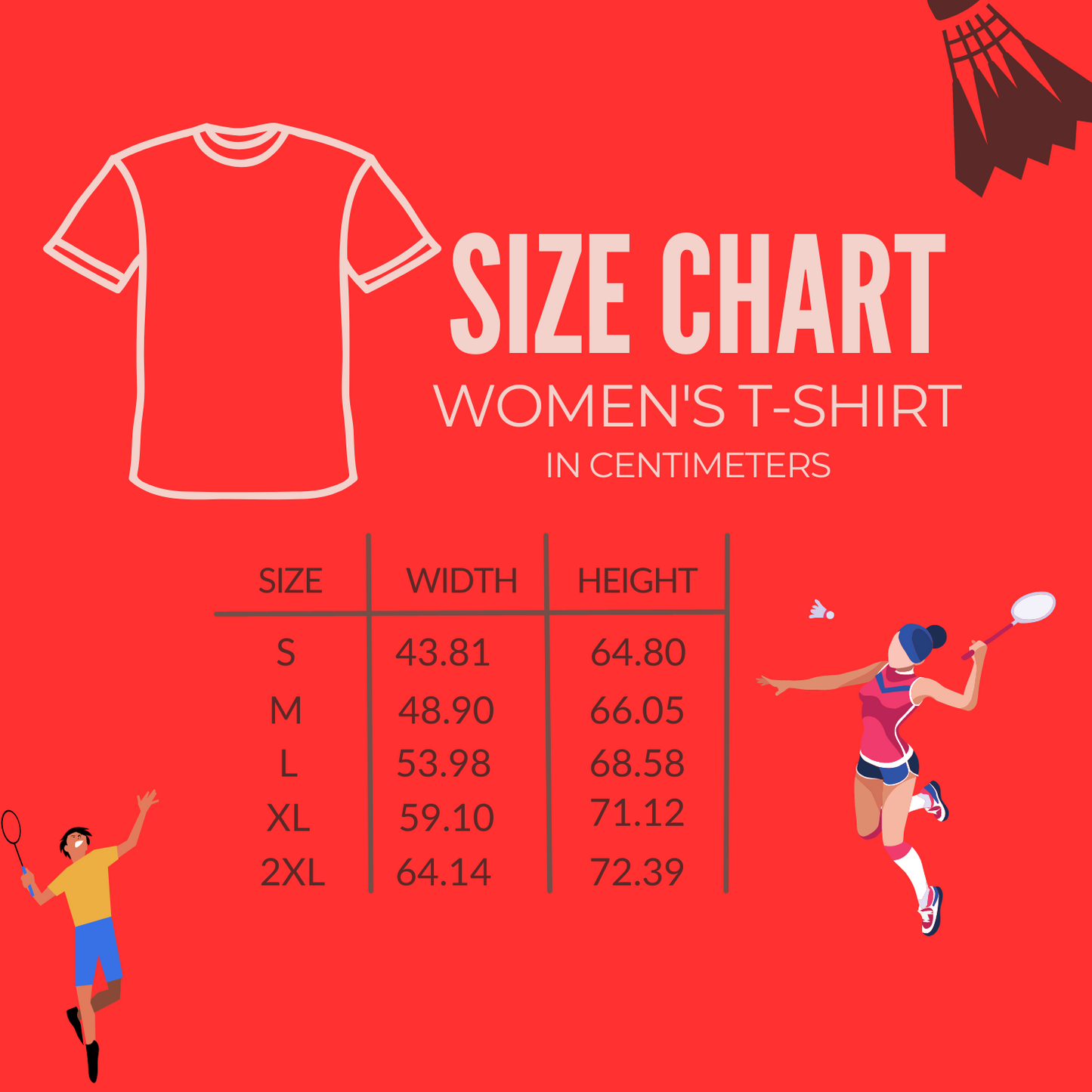 Racket Rebels Women's badminton T-shirt