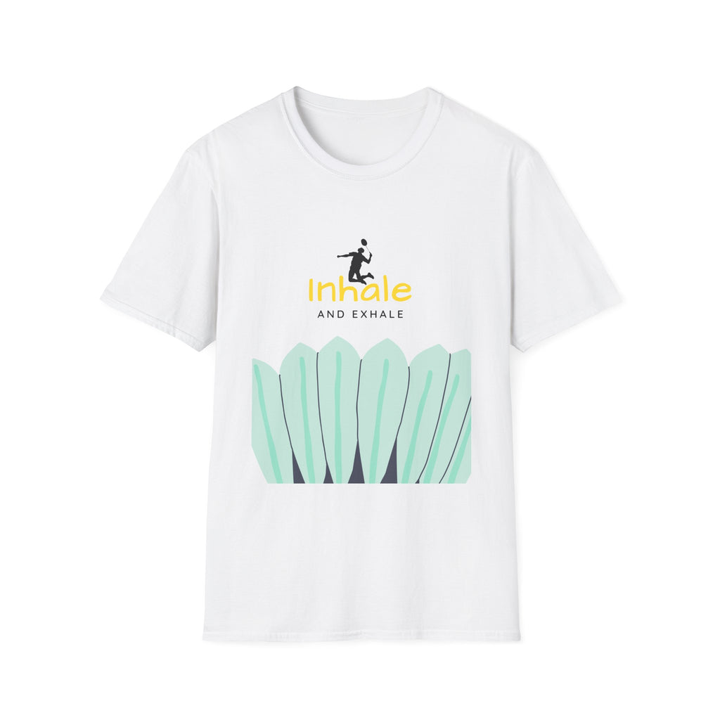 Inhale and Exhale Badminton T-Shirt