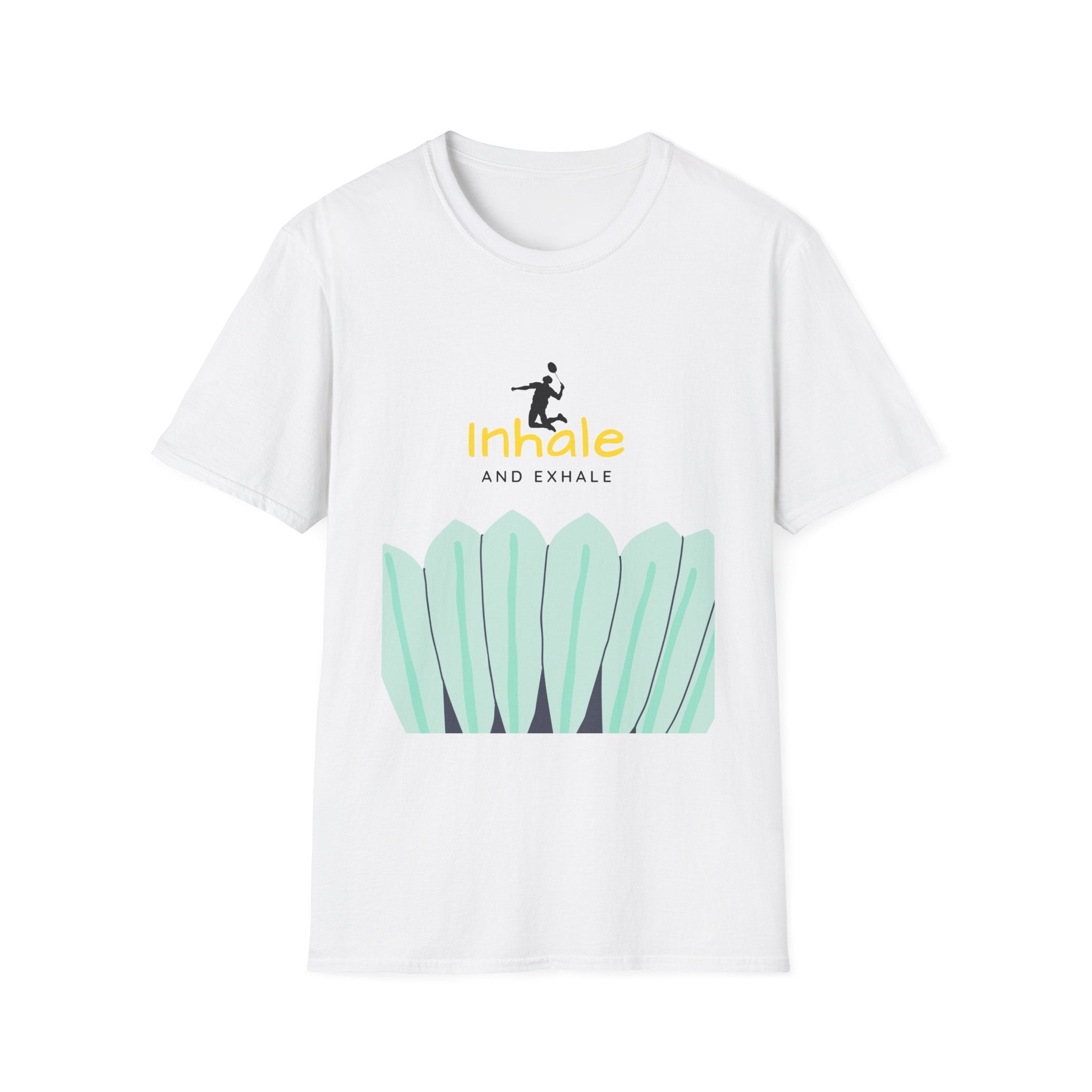 Inhale and Exhale Badminton T-Shirt