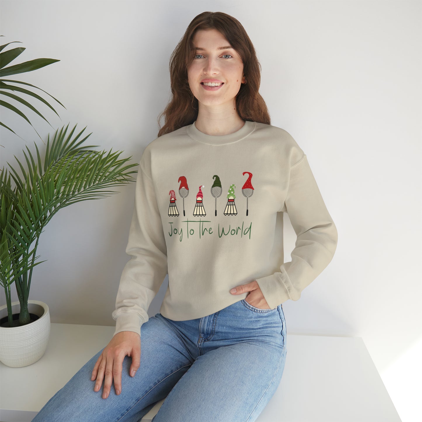 Badminton Joy to the World Sweatshirt!