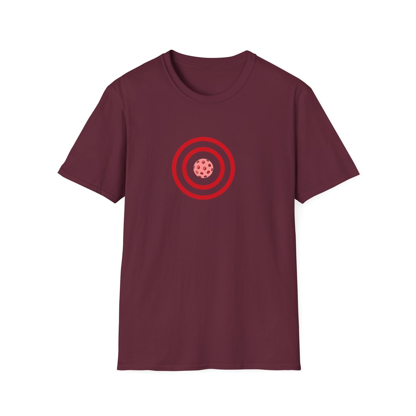Pickleball Bullseye T-shirt (Give Your Opponents a Target to Hit!)