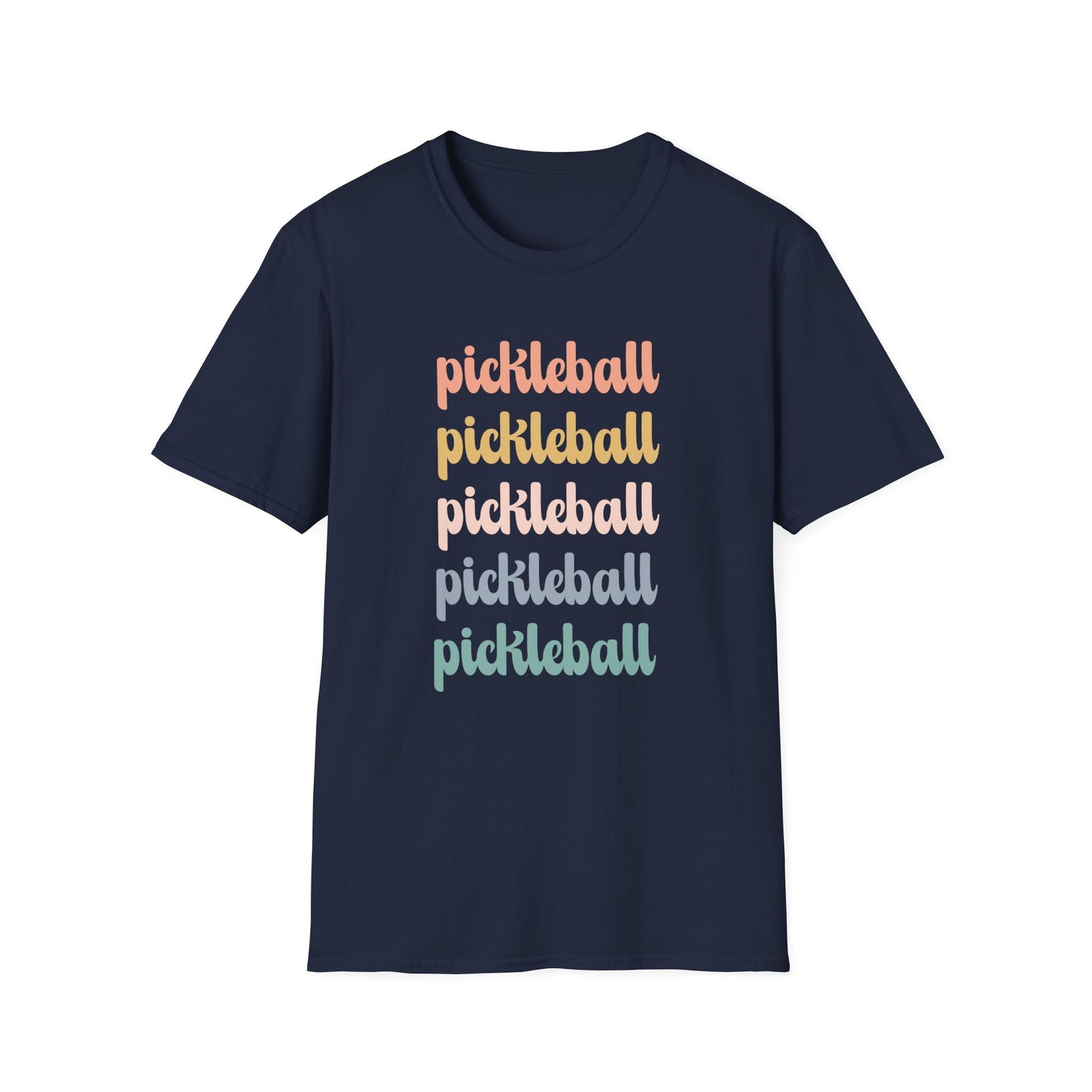Pickleball Retro Rainbow T-Shirt