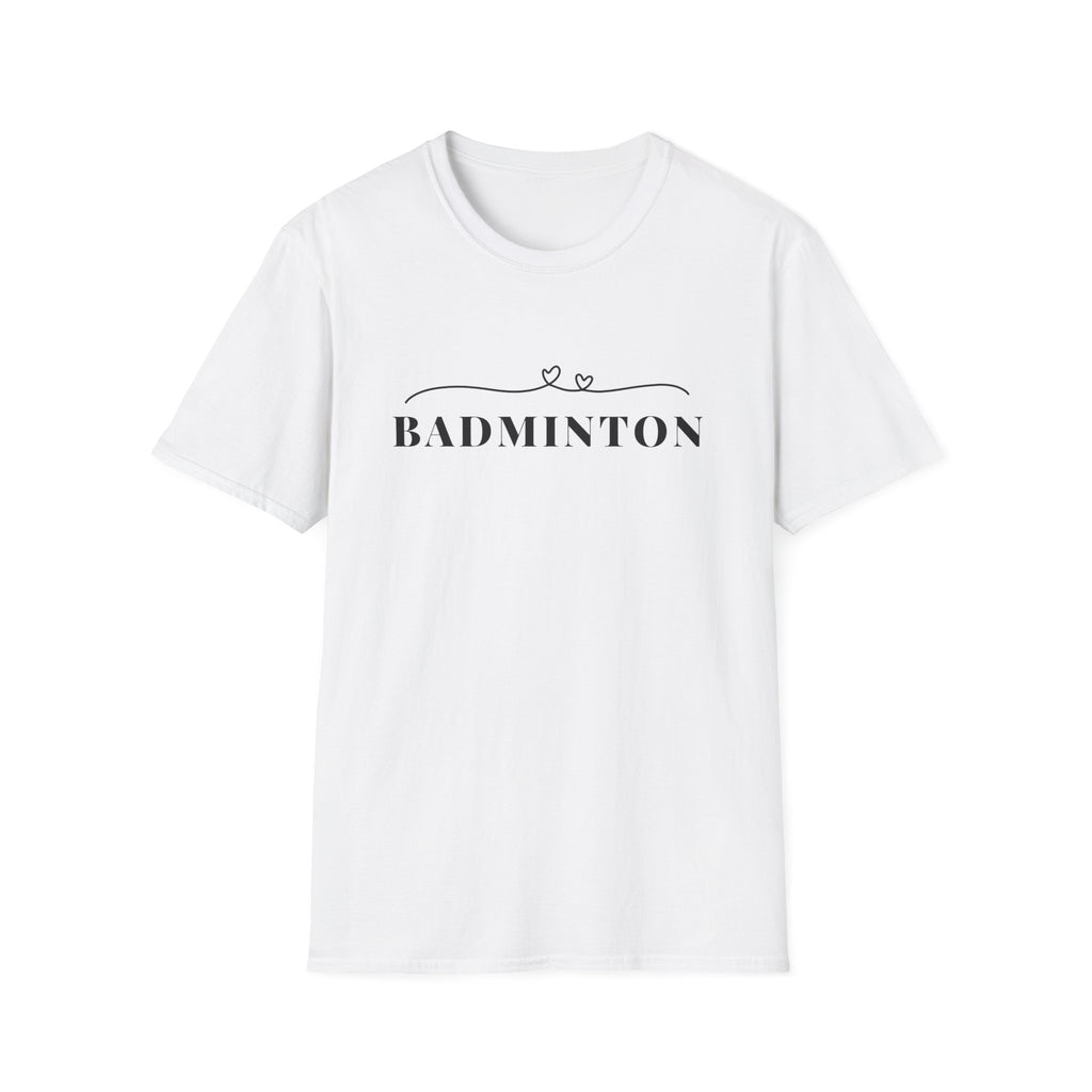 Badminton with Hearts T-shirt