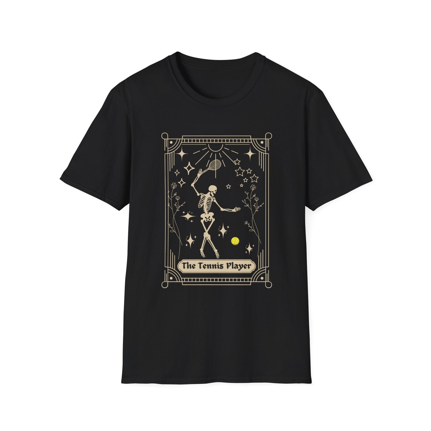 The Tennis Player Tarot Card T-Shirt