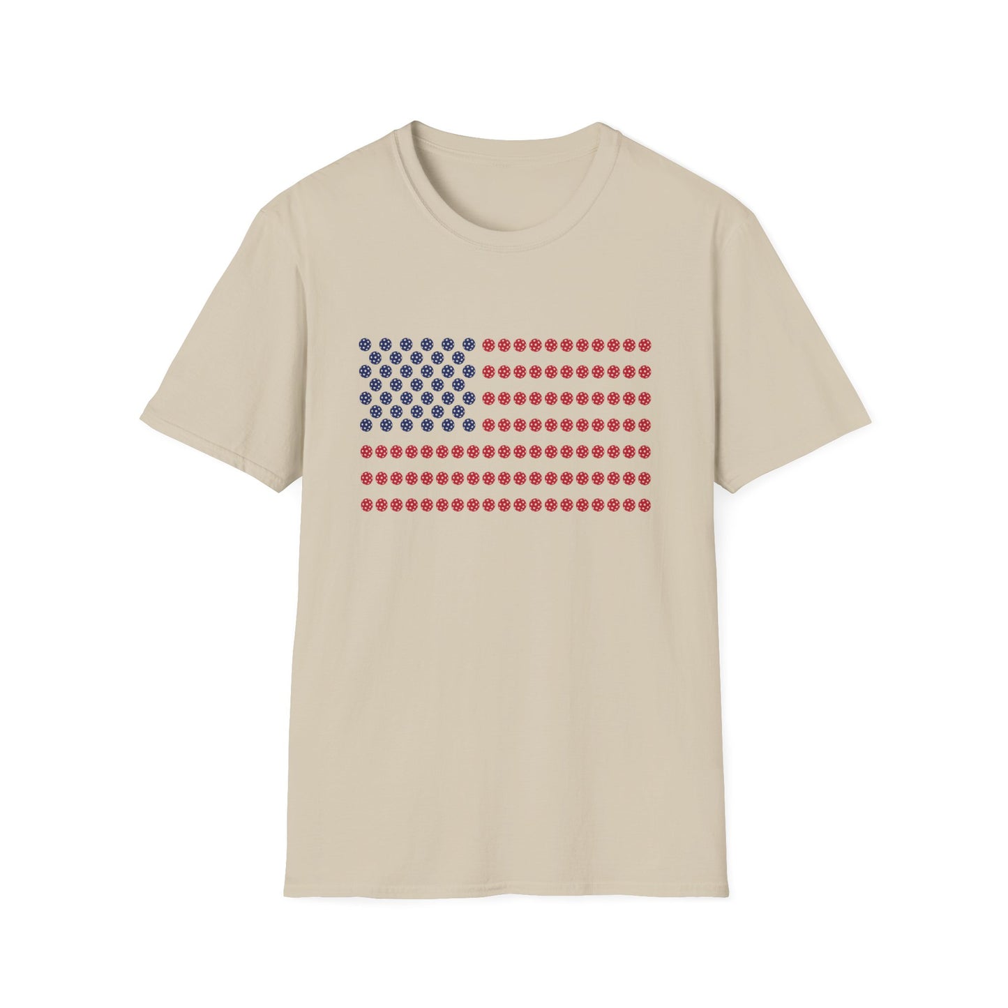 American Flag Pickleball T-Shirt