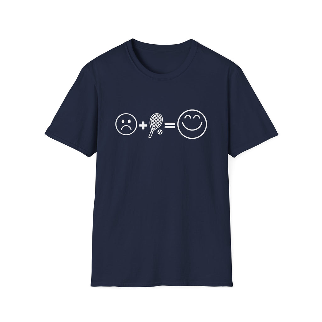 Sad Face + Tennis = Happy! T-Shirt