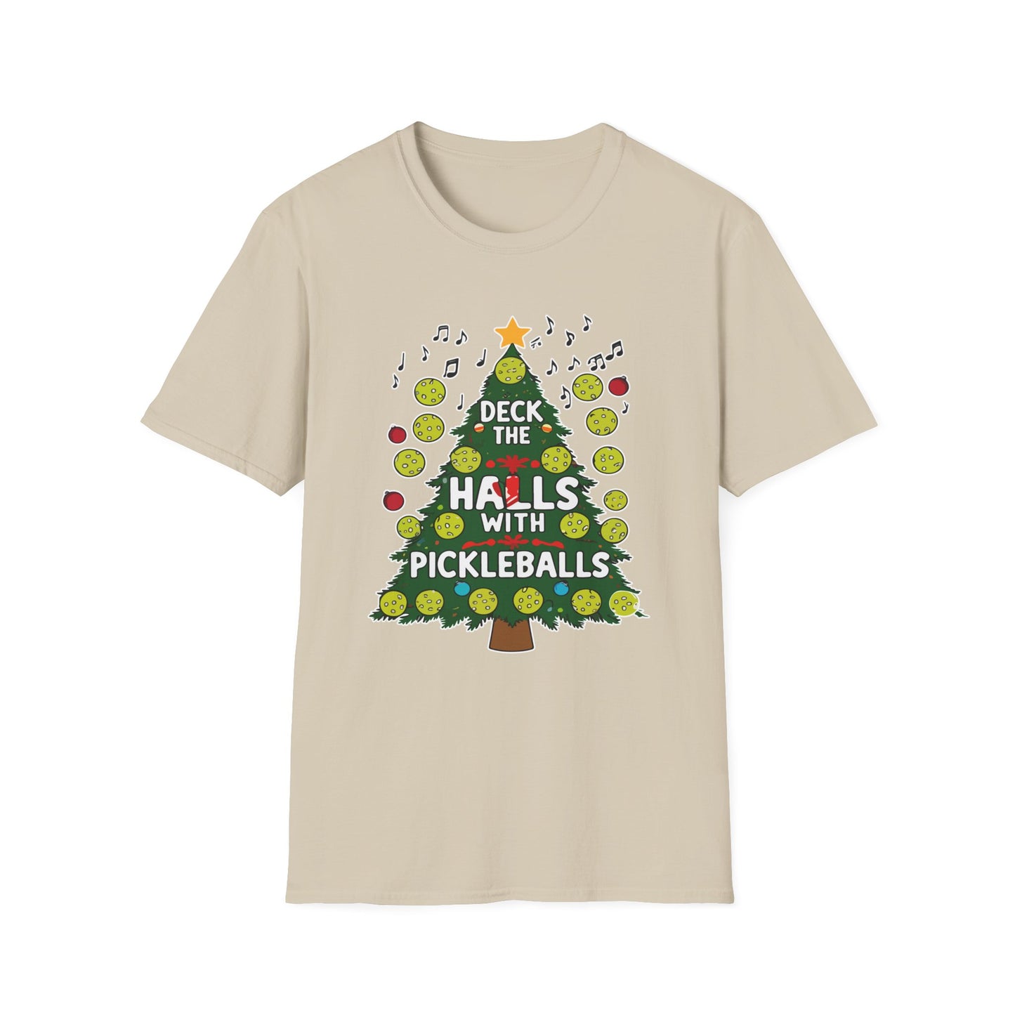Deck the Halls With Pickleballs T-Shirt