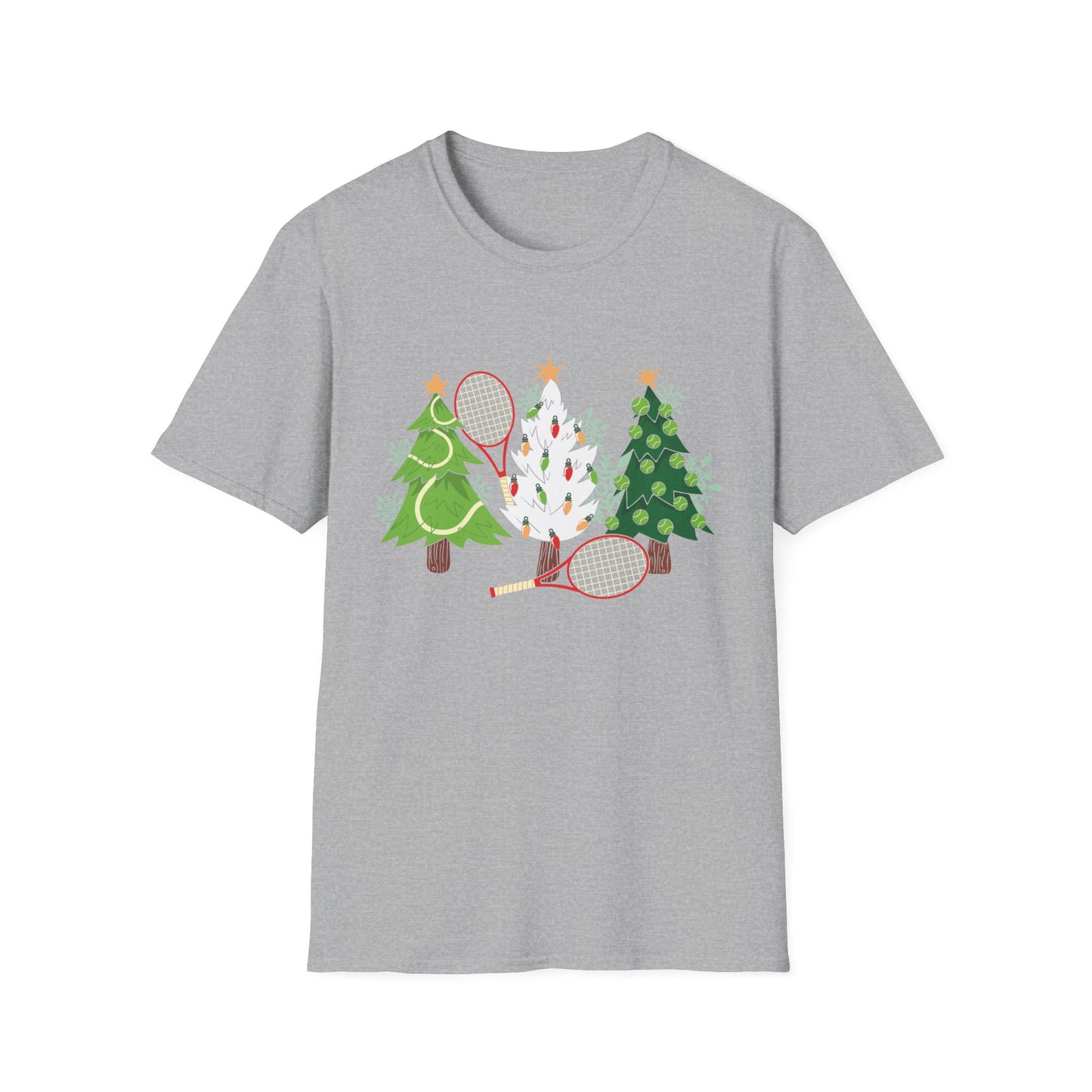 Tennis Christmas Tree T-Shirt