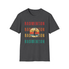 Badminton Retro Rainbow T-shirt