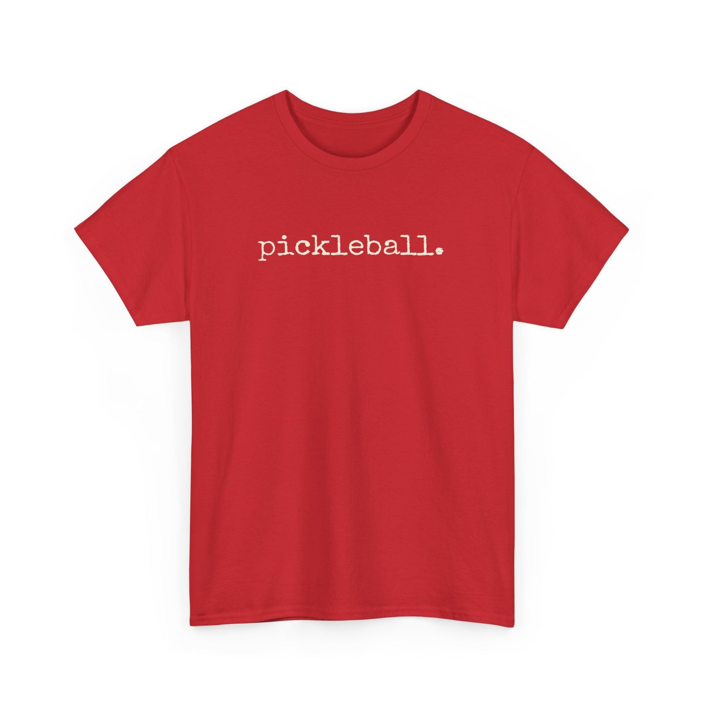 Pickleball Typewriter Font T-Shirt