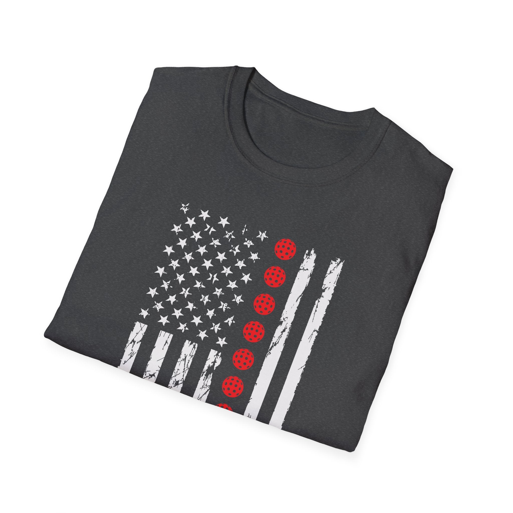 Pickleball American Flag T-Shirt