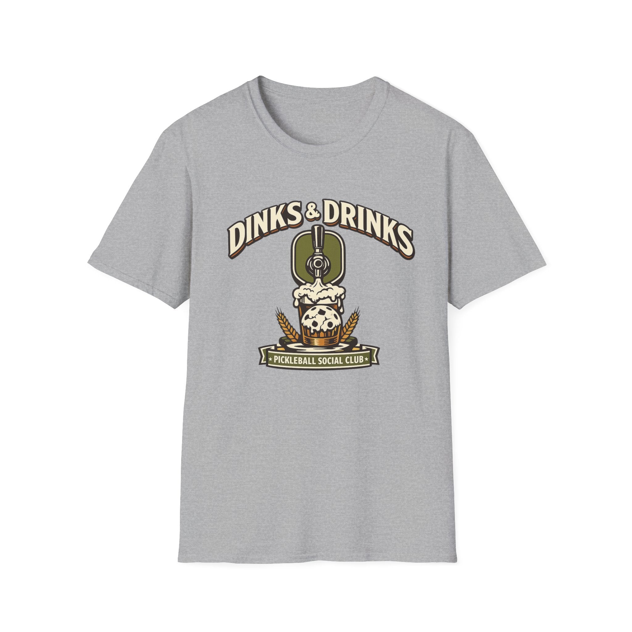 Dink & Drinks Pickleball Social Club T-Shirt