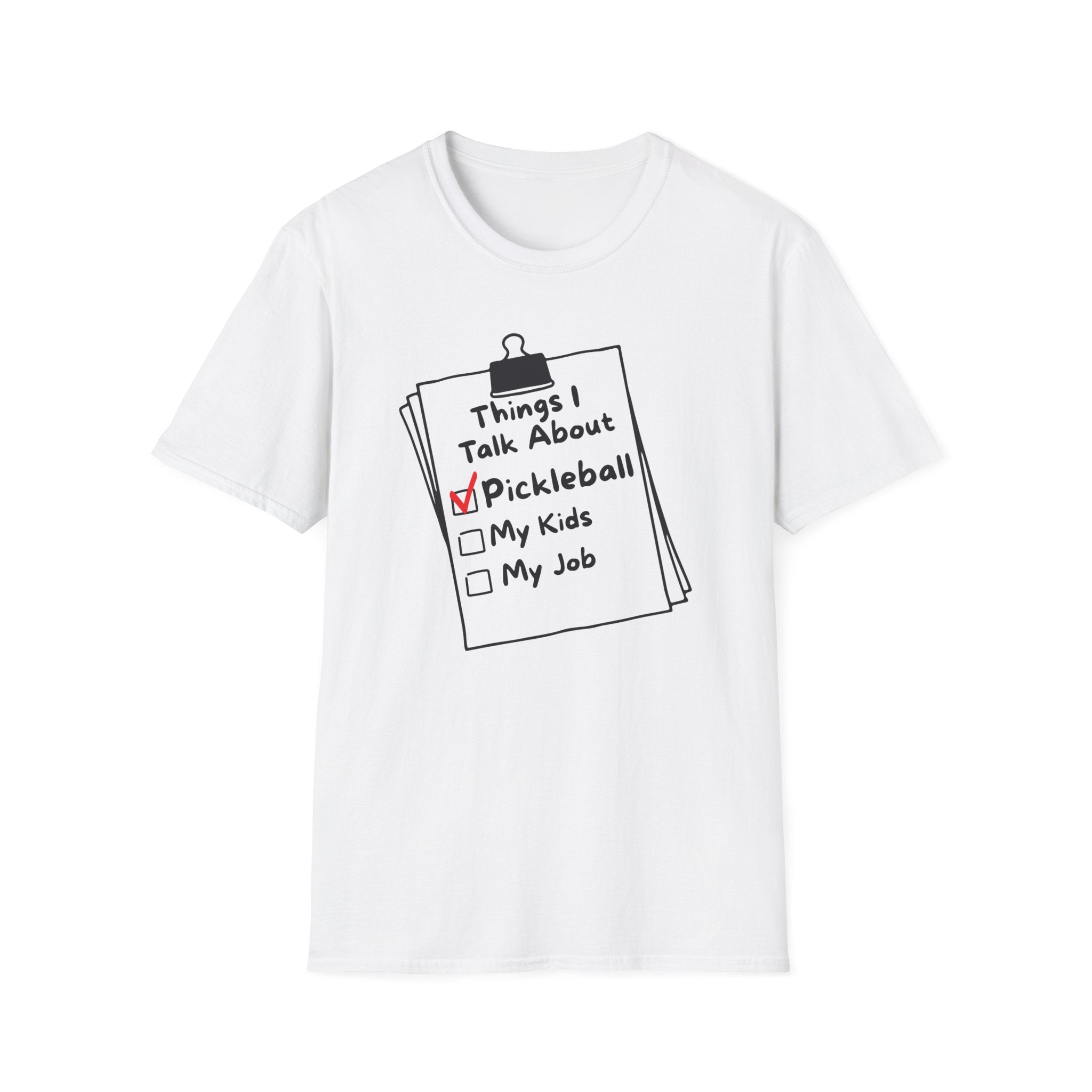 Things I Talk About: Pickleball T-Shirt