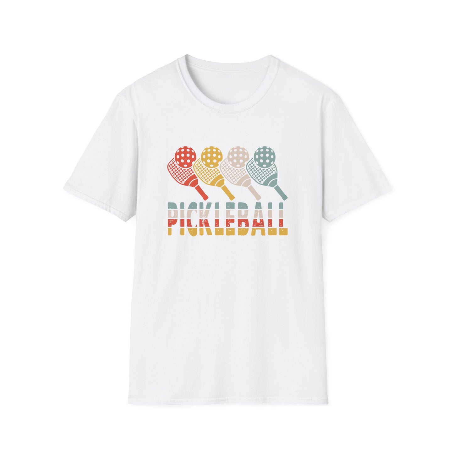 Pickleball Retro Rainbow T-Shirt