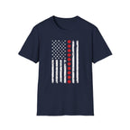 Pickleball American Flag T-Shirt