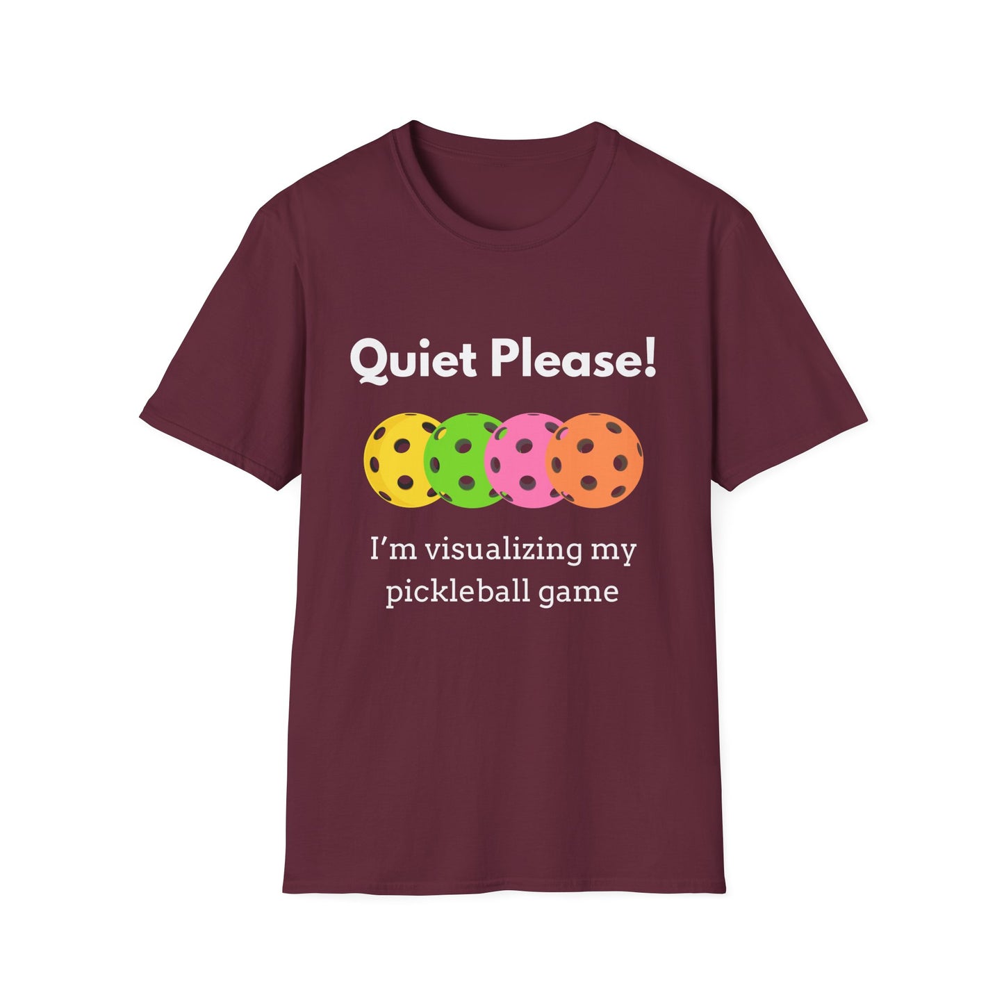 Quiet Please! I'm Visualizing my Pickleball Game T-Shirt