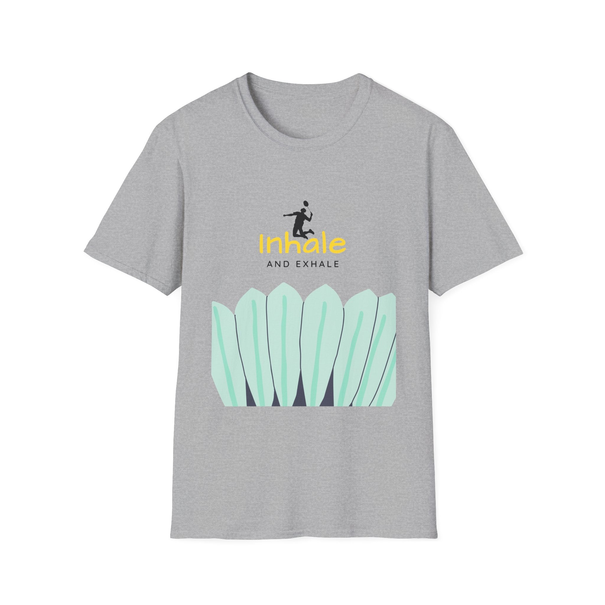 Inhale and Exhale Badminton T-Shirt