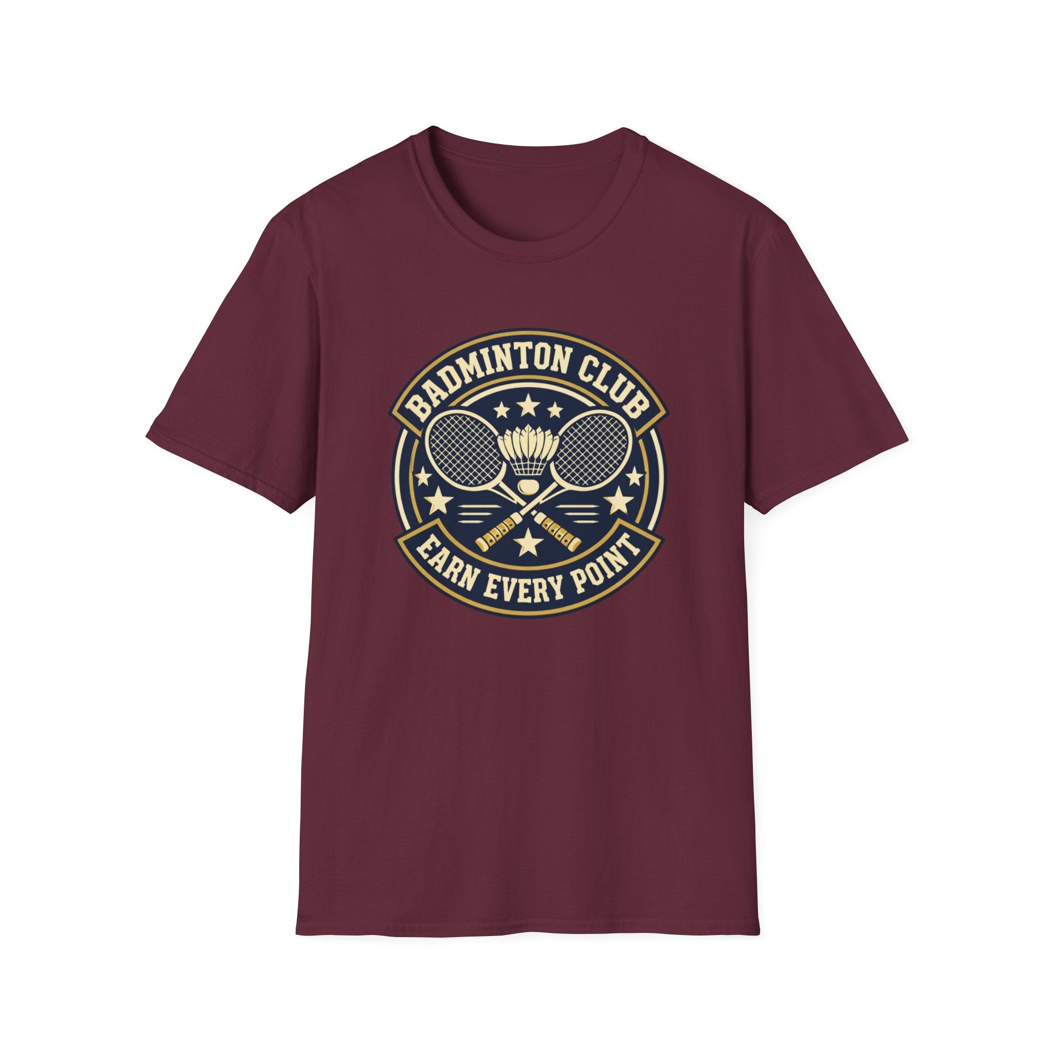 Badminton Club: Earn Every Point T-Shirt