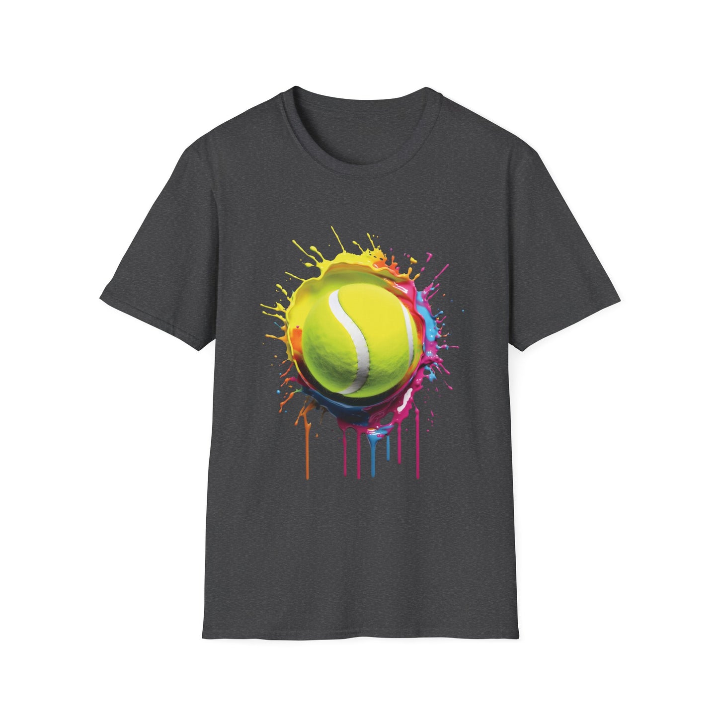 Tennis Ball Colorful Splat T-shirt