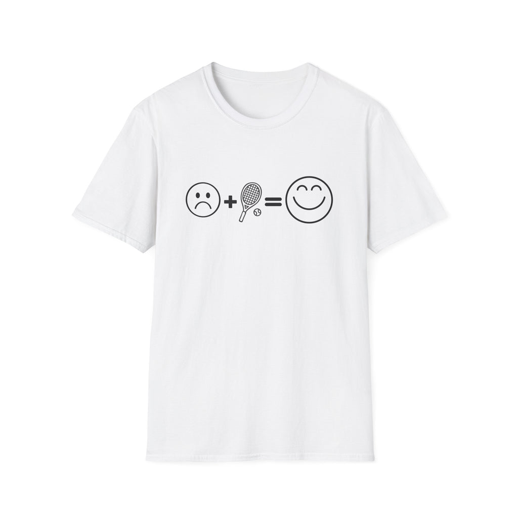 Sad Face + Tennis = Happy! T-Shirt