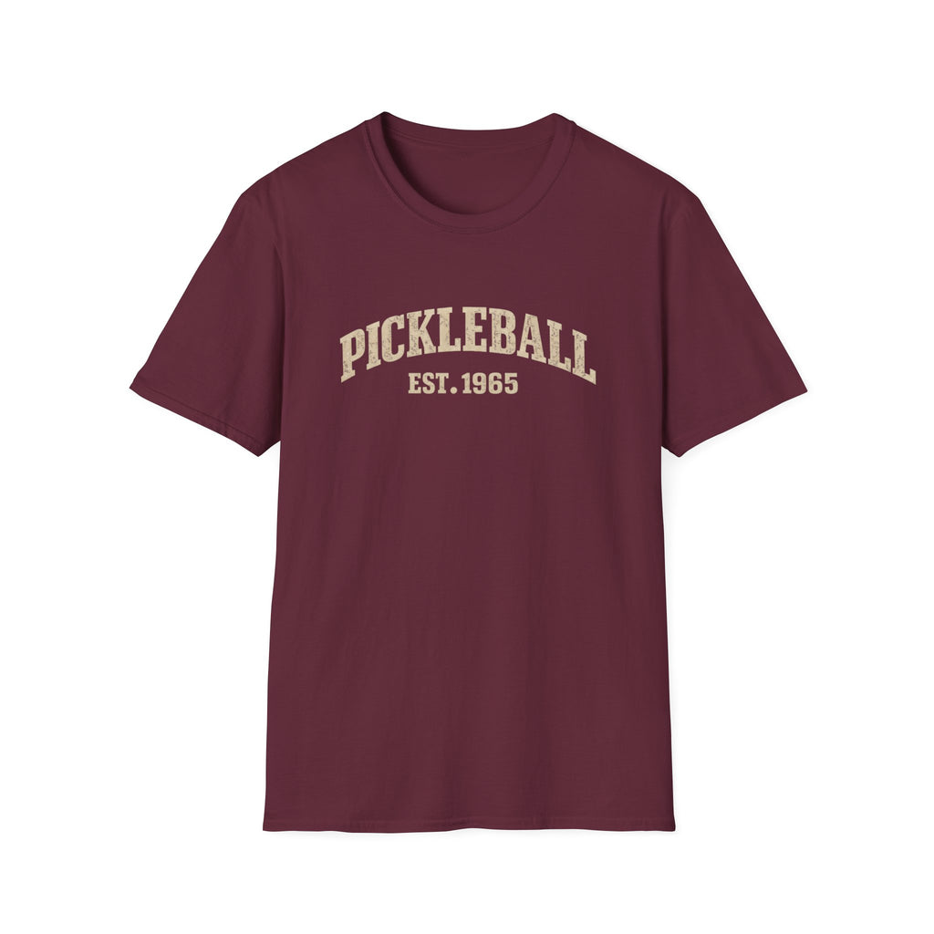 Pickleball Est 1965 Typography T-Shirt