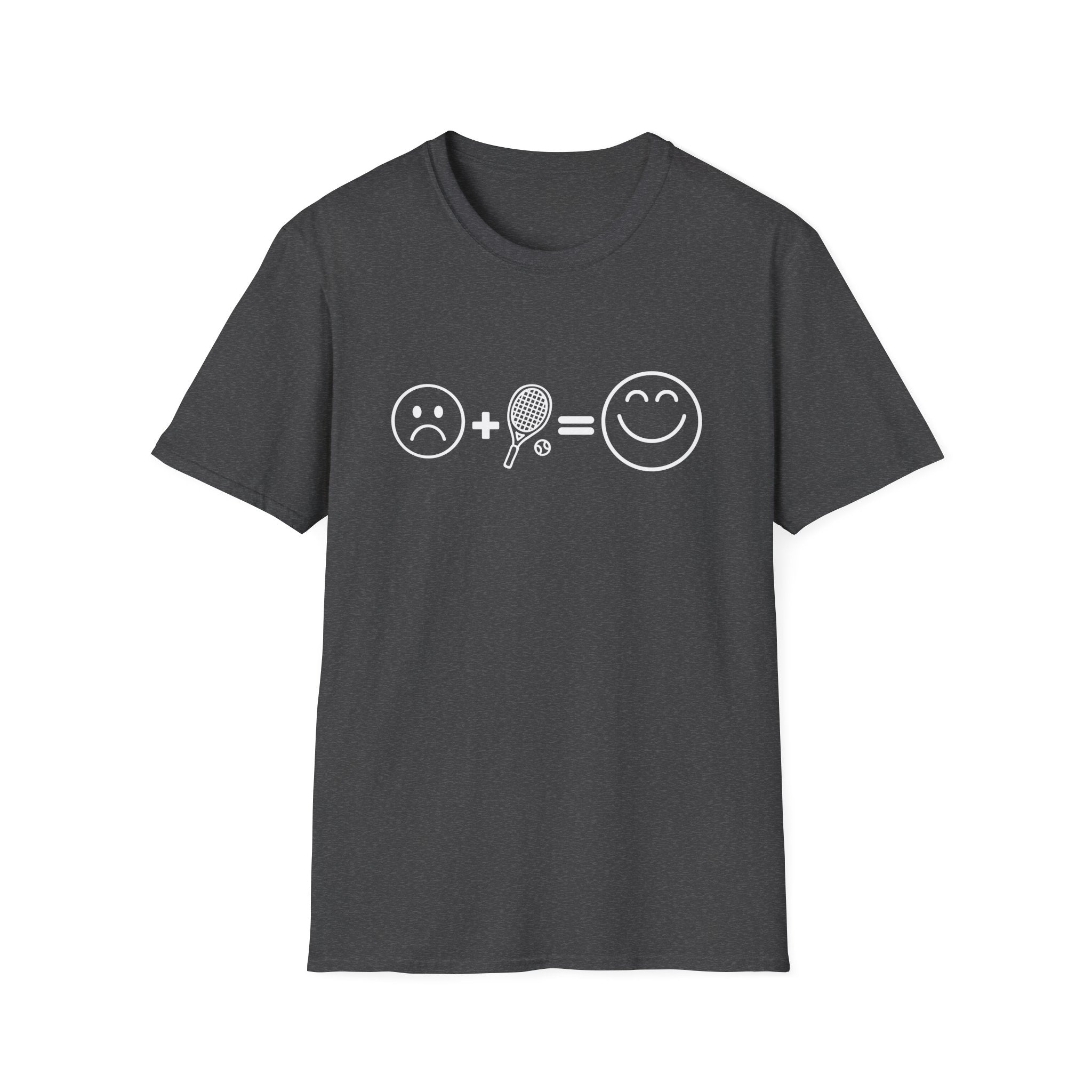 Sad Face + Tennis = Happy! T-Shirt