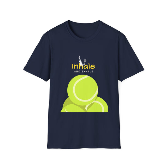 Inhale and Exhale Tennis T-Shirt