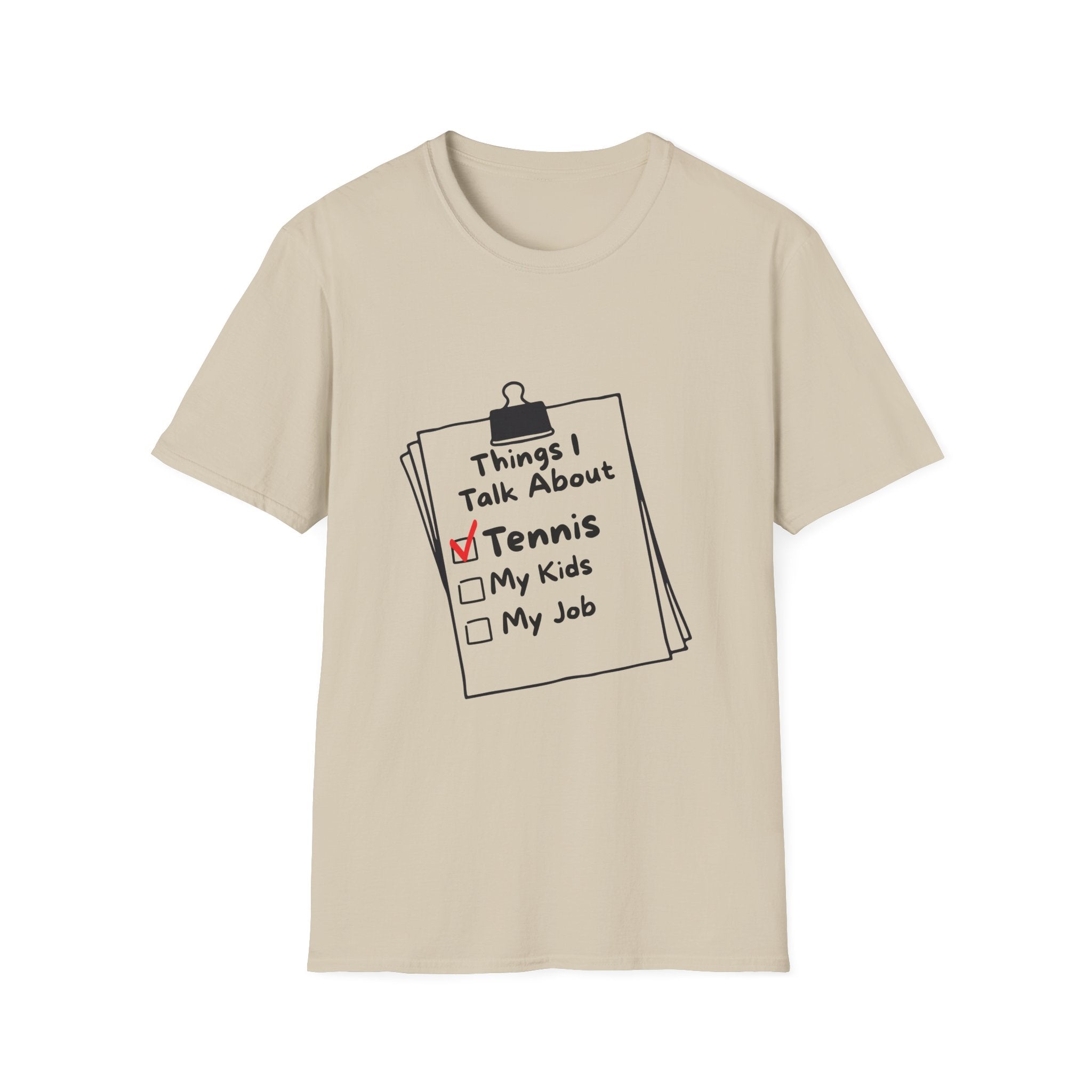 Things I Talk About: Tennis T-Shirt