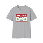 If Found: Return to Pickleball Court T-Shirt