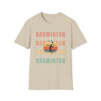 Badminton Retro Rainbow T-shirt