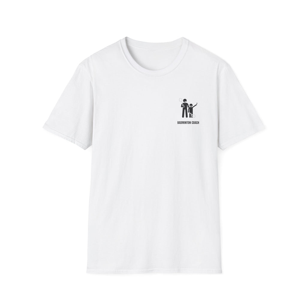 Badminton Coach (with student) T-shirt