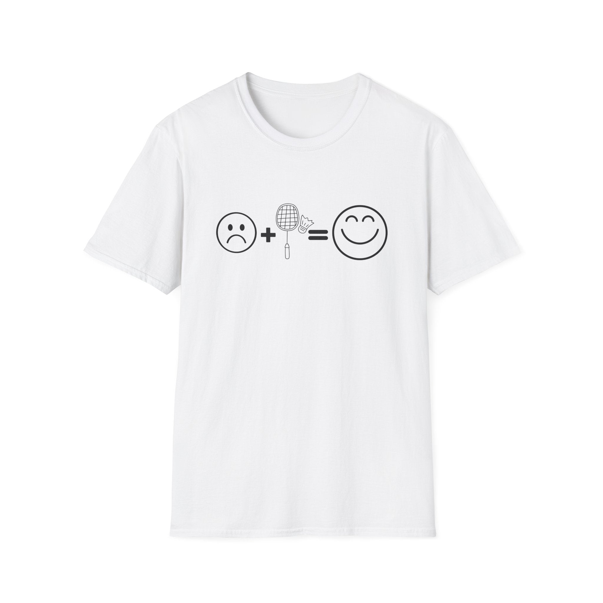 Sad + Badminton = Happy! T-Shirt
